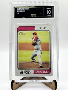 2023 Topps Heritage Shohei Ohtani  GMA 10 Mint #20 DH-P