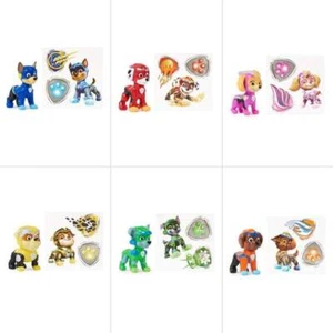 Paw Patrol Mighty Movie Pup Squad Figurines w/stickers **You Choose** - Picture 1 of 8