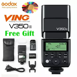 Godox V350C V350N V350S V350O V350F GN36 TTL HSS Speedlite Flash Light Battery - Picture 1 of 12