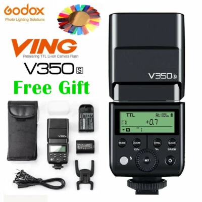 Godox V350C V350N V350S V350O V350F GN36 TTL HSS Speedlite Flash Light Battery - Image 1 of 4