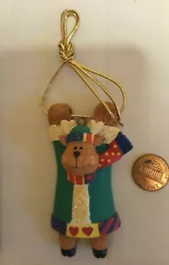 VINTAGE HOLIDAY PACKAGE TOPPER REINDEER ORNAMENT AVON 1998 NEW - Picture 1 of 3