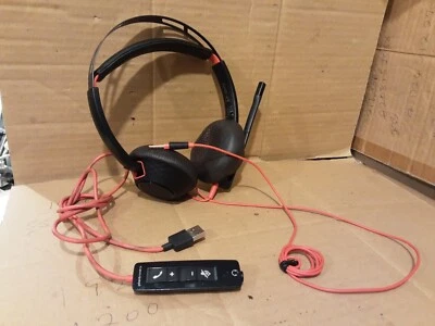 Plantronics Blackwire C5220T 3.5mm Jack + USB Adaptor  Black Headband Headset - Image 1 of 4