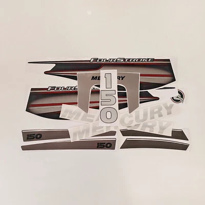 Mercury 150 Four Stroke Outboard (2013+) Decal Sticker Set Foto 1 de 2