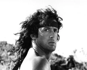 Rambo II Sylvester Stallone 16X20 Canvas Giclée Stirnband - Bild 1 von 2