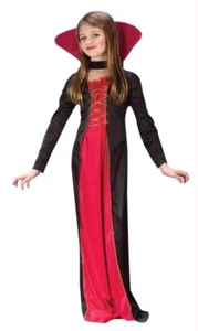 Victorian Vampire Girl's Halloween Costume Dress ONLY Child Size 4-6 Small #5358 - Picture 1 of 4