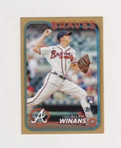 Alan Winans 2024 Topps Series 2 Gold 15/2024 (RC) Braves Yankees Rookie - Bild 1 von 2