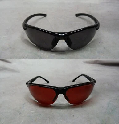 Lot of 2 - Black Frame Safety Glasses Sunglasses: Crossfire and Ducks Unlimited - Image 1 of 4