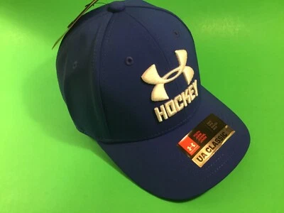 UNDER ARMOUR UA Classic Fit HOCKEY Youth Boy’s Hat Size XS/S Blue NEW - Image 1 of 4