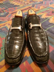 Caporicci Genuine Alligator Men Dress Shoe's Sz 10.5- G-D - Picture 1 of 11