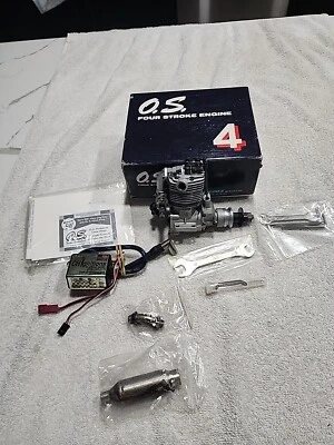 O.S. FS-70 Surpass motor de quatro tempos com caixa e outros NÃO TESTADOS  - Imagem 1 de 4