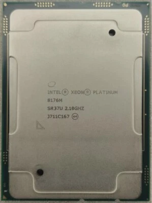 Intel Xeon Platinum 8176M SR37U 28C 2.1GHz 2.8/3.8GHz 38.5MB 165W LGA3647 - Image 1 of 2