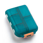 Mini-pilule de poche organisateur avec étiquette papier voyage quotidien pilule boîte conteneur 7 jours