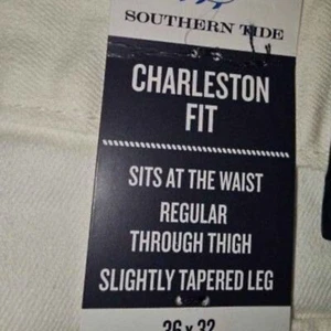 Nuevos pantalones de jean blancos Southern Tide para hombre. 36 x 32. - Imagen 1 de 5