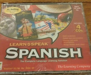 The Learning Company Learn to Speak Spanish 8.1 4 CD 