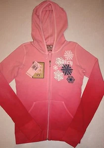 Nuevo con etiquetas Prenda para mujer Juicy Couture rosa con capucha/sudadera con capucha talla M - Imagen 1 de 4