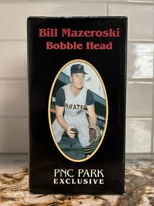 Bill Mazeroski Pittsburgh Pirates Hall of Fame 2006 PNC Park SGA Bobblehead BD&A - Picture 1 of 8