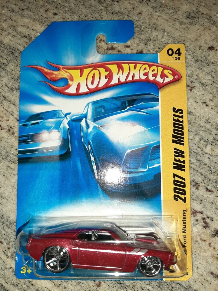 Hot Wheels '69 Ford Mustang, 2007 New Models, Red, 4/180 (B4) - Image 1 of 1