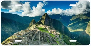 Huayna Picchu Maravillas del Mundo Novedad Coche Matrícula - Imagen 1 de 3