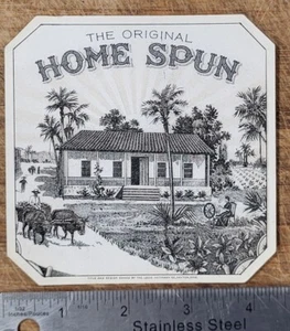 ADVERTISING Label Cigar Outter Home Spun - Picture 1 of 1