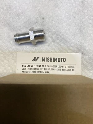 Mishimoto Larger Radiator Fitting Subaru 05-09 Legacy GT Outback 10-14 WRX 1” - image 1 of 4