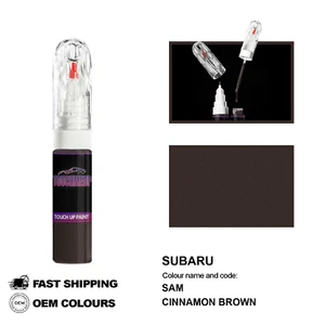 FOR SUBARU CINNAMON BROWN SAM Touch Up Paint Pen Brush Fix Kit Scratch Chip Set - Picture 1 of 8