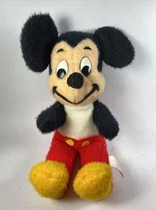 Vintage Mickey Mouse Plush Stuffed Animal Toy Doll, Walt Disney World Disneyland - Picture 1 of 9