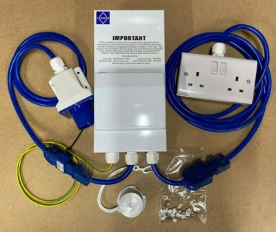 240V 230V PRE WIRED Electric Hook Up Kit For Self Build Campervan Conversions  - Image 1 of 4