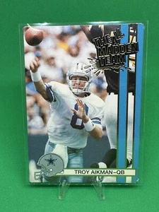 Troy Aikman 1990 lleno de acción The All-Madden Team #21 Dallas Cowboys - Imagen 1 de 2