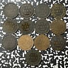Lot Of 13x Assorted (1876-1901) Canada Large Cents Lot#DS557 Mixed Grade