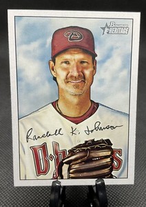 2007 Bowman Heritage Baseball #9 Randy Johnson - Arizona Diamondbacks