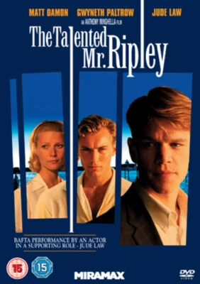 The Talented Mr Ripley DVD (2011) Matt Damon, Minghella (DIR) cert 15 - Image 1 of 2