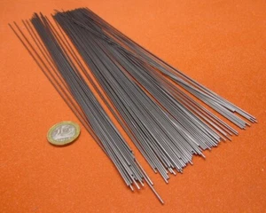 C1080 Kohlenstoffstahl Musikdraht, phosphatbeschichtet, 043 Zoll Durchmesser x 1 Fuß Länge, 100 Stück - Bild 1 von 3