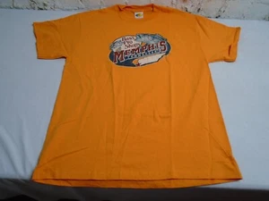 Vintage Y2K Bass Pro Shops T shirt Orange Memphis Tennesse NWT Large - Picture 1 of 7