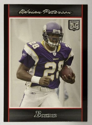 Adrian Peterson 2007 Bowman #126 - Minnesota Vikings - Image 1 of 2
