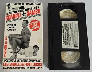 *RARE* "Authentic Russian Combat Sambo" (VHS) Panther Productions, MMA Grappling - Picture 1 of 12