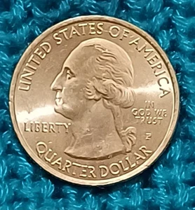 2013-P 25C Washington Quarter With Mount Rushmore On The Reverse Side - Picture 1 of 8