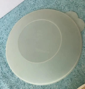 Vtg Tupperware Sheer Replacement Lid Clear #230 Z Tab 9" * Lid Only* Made In USA - Picture 1 of 8
