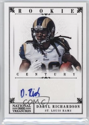 2012 Panini National Treasures /25 Daryl Richardson #224 Rookie Auto RC - Image 1 of 2