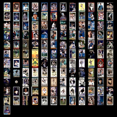 Randy Johnson Lote 133 Tarjetas de Béisbol 1990 Fleer Seattle Mariners Set Colección Foto 1 de 4