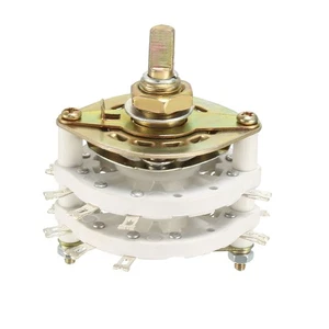 1 Pcs 4P3T 4 Pole 3 Position 2 Deck Band Channel Rotary Switch Selector - Picture 1 of 5