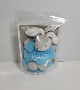 Kaloo Mini Neon Plume Orso di Peluche Blu Grigio Nuovo Sigillato - Foto 1 di 5
