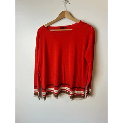 LORO PIANA Cashmere Striped Sweater Size Medium - Image 1 of 4