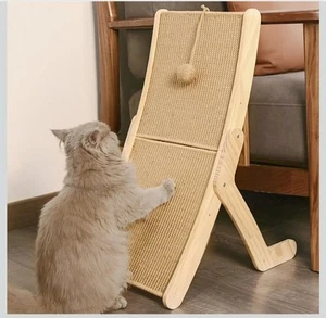 3 Ways Scratch Pads for Cats, Sisal Cat Scrathers for Indoor Cats, 26.8... - Picture 1 of 9