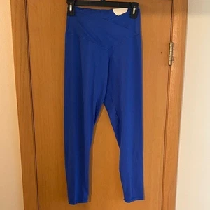 Offline Aerie Women's 7/8 Real Me Leggings New Blue Size Large - Picture 1 of 10