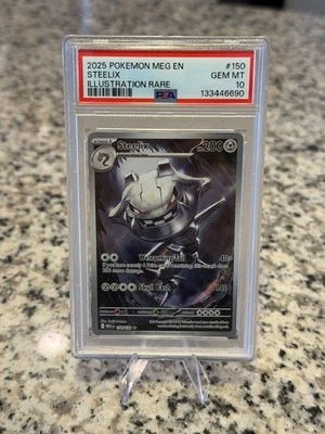  Pokemon PSA 10 GEM MINT STEELIX 150/132 (IR) Mega Evolution English - Image 1 of 2
