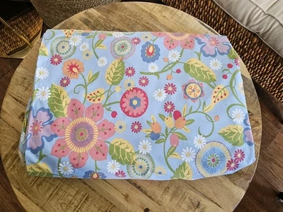 Pottery Barn Floral Colorful Duvet Full/Queen 86x86 Rare EUC Retired  - Image 1 of 4