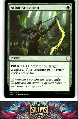 Magic the Gathering MTG Dominaria Arbor Armament #155 Buy 2 Get 1 - Image 1 of 2