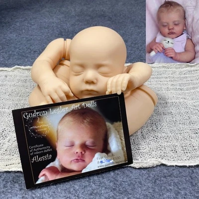 20" Reborn Baby Doll Kit Alessia with Limited COA Newborn Lifelike Gift for Kids - Image 1 of 4