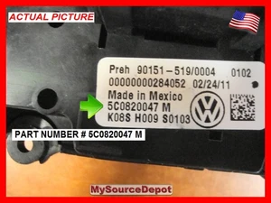 2011,2012,2013,2014,2015,2016,2017,JETTA,A/C,HEATER TEMPERATURE CONTROL, - Picture 1 of 4
