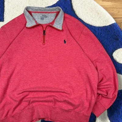 Polo Ralph Lauren Performance Rosa Cuarto Cremallera Grande Foto 1 de 4